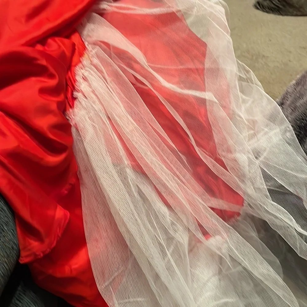 WOW! Prom & Pageant Red Prom Pageant Dress - Picture 5 of 5